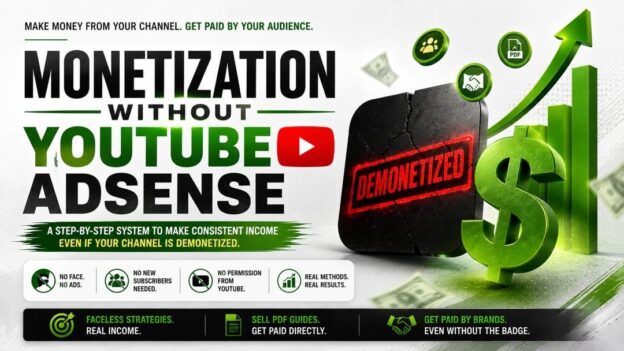MONETIZATION WITHOUT YOUTUBE ADSENSE